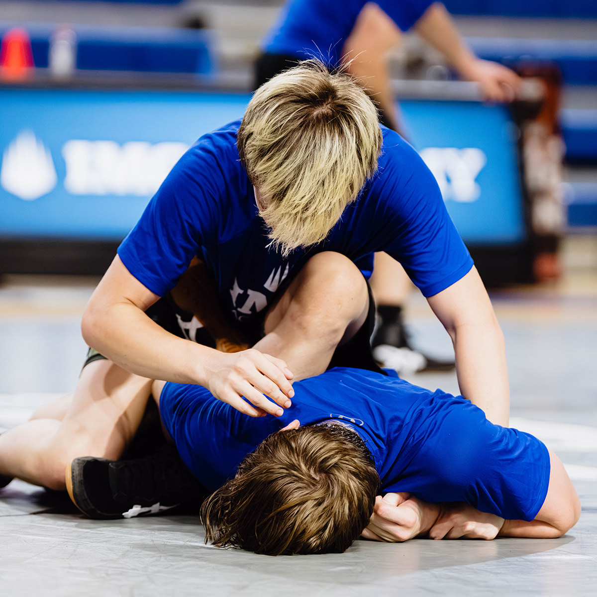 Wrestling camp top mat